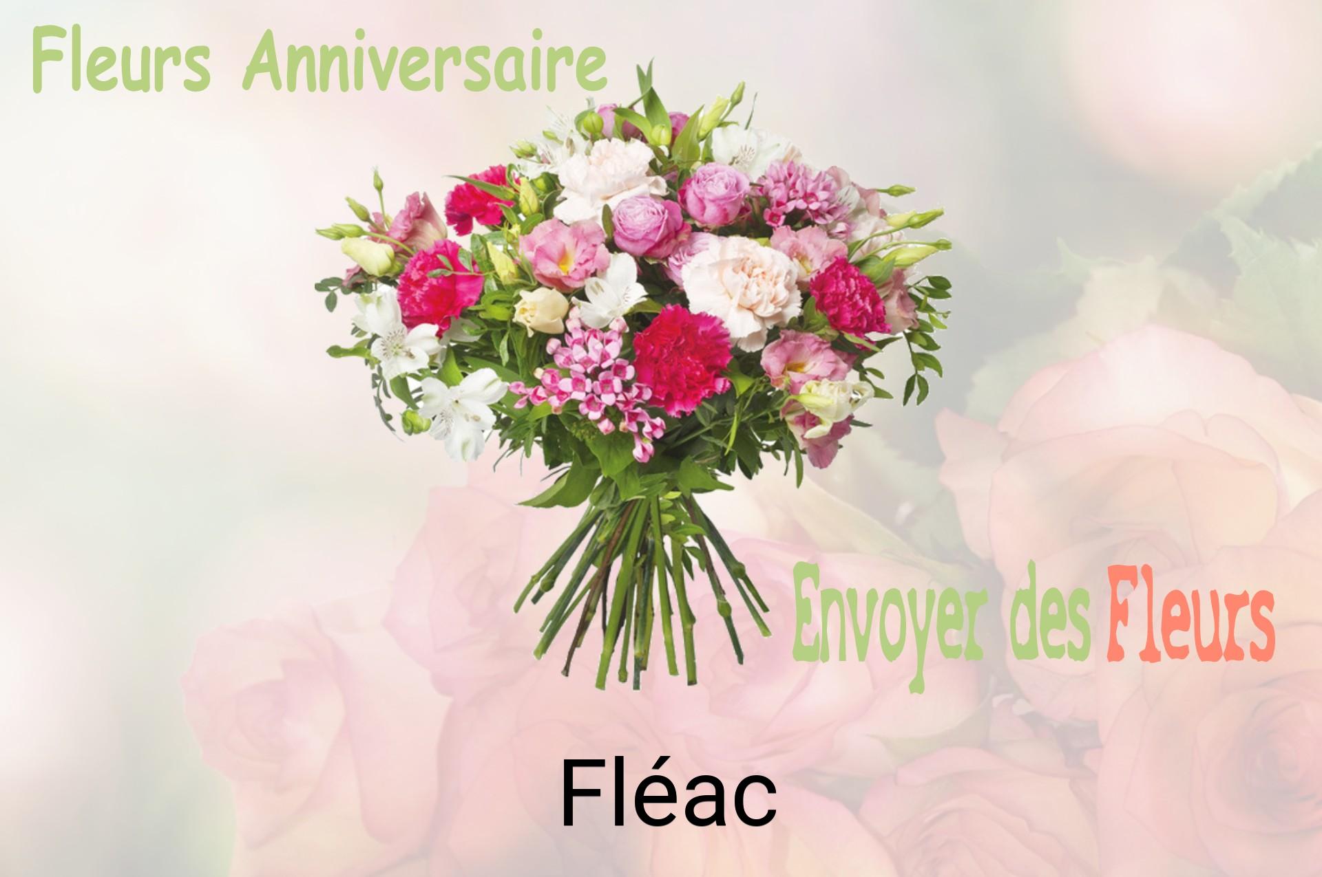 Bouquet de fleurs d’anniversaire livré à Fléac